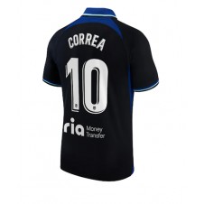 Atletico Madrid Angel Correa #10 Bortedrakt 2022-23 Kortermet